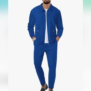 Men's Blue Two-Piece Suit